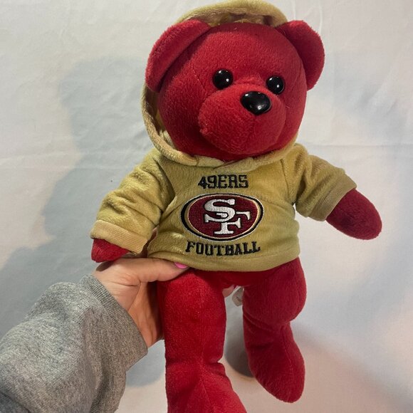 Forever Collectibles NFL San Francisco 49ers Hoodie Teddy Bear - Picture 1 of 4